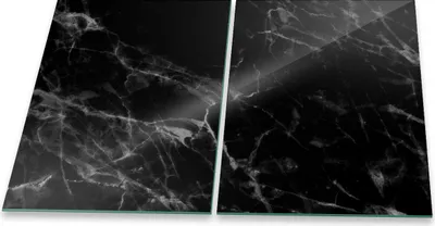 Produktbild von Herdabdeckplatte Abdeckung Glaskeramikkochfeld Abdeckplatte 2-Teilig 80x52 Schwarz Schutz