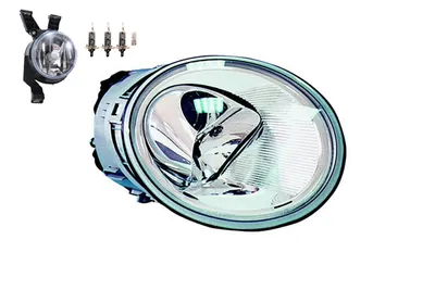 Produktbild von Scheinwerfer passend für VW New Beetle 1C 9C 1Y 98-05 H1 L +Nebel+Leuch. 1C0941029J 1C0941029D 1C0941029 1C0941699A Johns