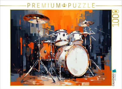 Produktbild von CALVENDO Puzzle AzurDrum Symphonie | 1000 Teile Lege-Größe 64x48cm Foto-Puzzle für glückliche Stunden