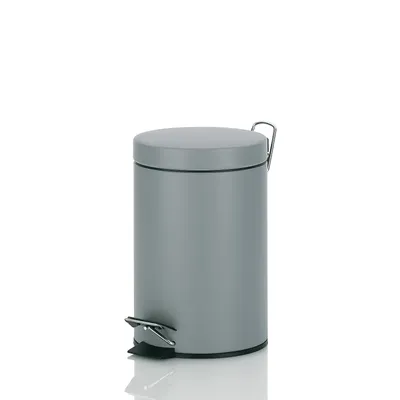 Produktbild von Kela Kosmetikeimer Polino Metall hellgrau 26cm 17cmØ 3l, 21886