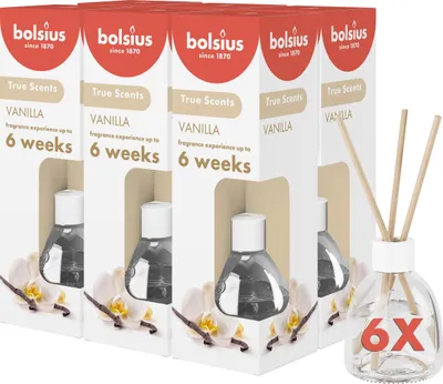 Produktbild von Bolsius 6er Set Duftstäbchen, Vanille