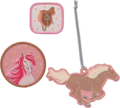 Produktbild von Lässig School-Mood Patches Horse Pink