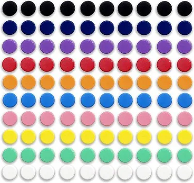 Produktbild von Famanu Kühlschrankmagneten 30 Stück - Bunte, dekorative Magneten
