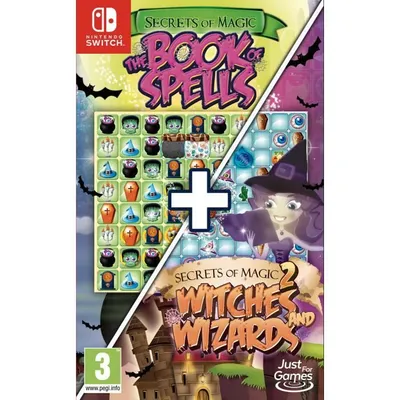 Produktbild von Just for Games SECRETS OF MAGIC double pack (1+2) The Book of Spells + Witches and Wizards, Nintendo Switch, Physische Medien