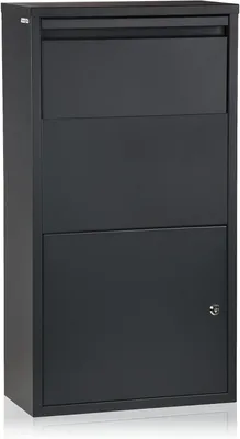 Produktbild von Briefkasten - Postfach Paketfach - Safe Paketempfang - Integriertes Rückverschlussschloss - 44 x 22 x 825 cm - Anthrazit