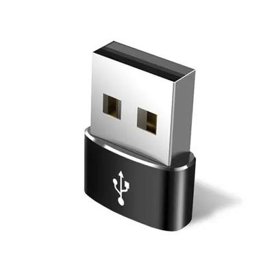 Produktbild von Techsuit Adapter – Type-C auf USB, 3A – schwarz