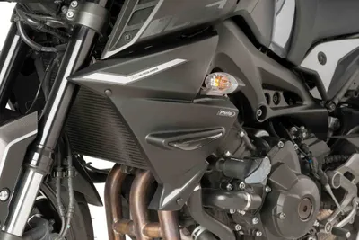 Image de PUIG 9378J bouchon de radiateur pour YAMAHA MT-09 noir mat