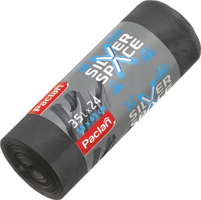 Obrázok produktu pre WORKI NA ŚMIECI 35 l 24 sztuki Paclan SZARE