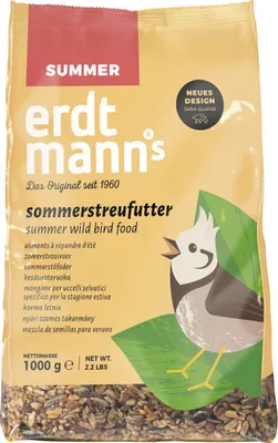 Produktbild von Erdtmanns Sommerstreufutter 1 kg im Standbeutel