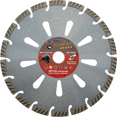 Produktbild von Toroflex DIAMANT Profi-Diamanttrennscheibe „Turbo“ 66666 Turbo Profi 230mm