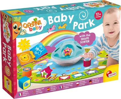 Immagine prodotto di Carotina: gioco educativo per bambini, composto da puzzle di forme e colori, e da un set per l'ordinamento delle forme