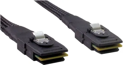 Zdjęcie produktu dla Inter-Tech 88885238, 0,5 m, SFF-8087, SFF-8087, Czarny, 35 g