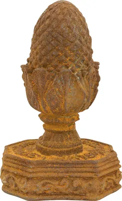 Produktbild von Zapfen Tannenzapfen Pinienzapfen Eisen Garten Deko Gartendeko 18cm Antik-Stil