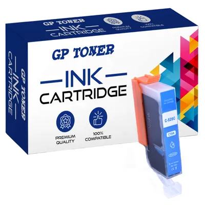 Obrázek produktu pro Kazety pro Canon PGI525 CLI526 IP4950 IX6550 MG5250 MG5350 MG6250 MG8240 Cyan