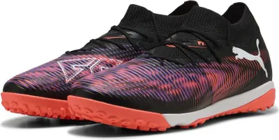 Produktbild von Puma Future 8 Match TT Fußballschuhe Unisex schwarz weiß glowing rot Gr 47