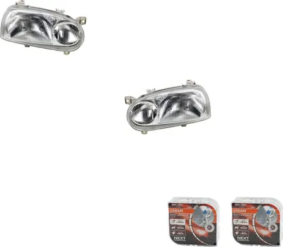 Produktbild von Scheinwerfer + Osram Night Breaker Laser passend für VW Golf III 1Hx0 91-97 L R 1H6941017B 1H6941017AF 1H6941017AC 1H6941017L 1H6941018AF 1H694 Johns