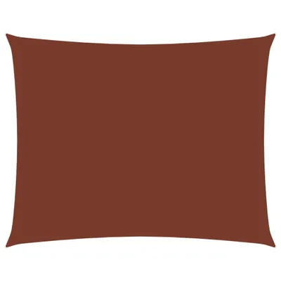 Image de Voile de parasol tissu oxford rectangulaire 2x3,5 m terre cuite