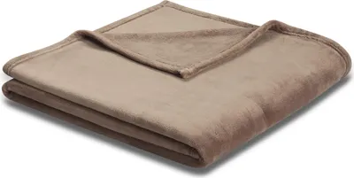 Produktbild von Biederlack Plaid mit Umschlagsaum soft&cover Farbe palisade Größe 150 x 200