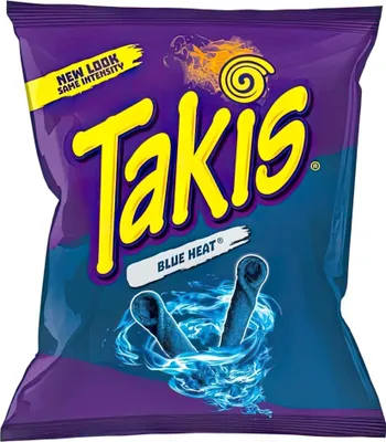 Produktbild von Takis Blue Heat gerollte Maischips mit Chili Geschmack 92g