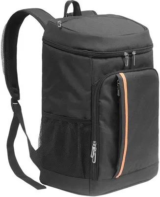 Produktbild von Grote, wasserdichte, tragbare und leichtes Kühlerucksack mit Kühlfunktion, isoliert und leckgeschützt, geeignet für Camping, Wandern und Picknicken - Schwarz