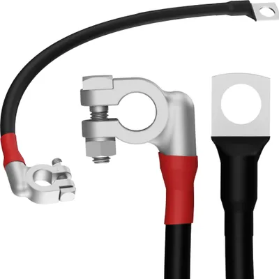 Produktbild von Batterie Kabel 50 x 400mm mit Polklemme Pluspol