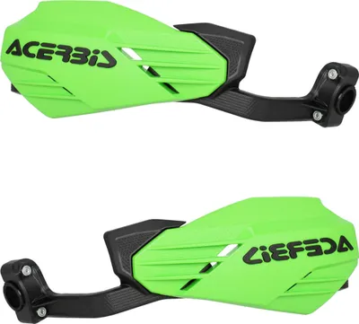 Zdjęcie produktu dla ACERBIS Zielono-czarne zamknięte ochraniacze dłoni Moto-X