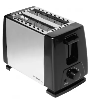 Obrázek produktu pro Orava HR-103, 2 krajíců, Černá, Bílá, Plast, Nerezová ocel, 650 W, 230 V, 50 Hz