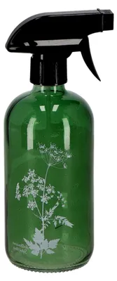 Produktbild von Sprühflasche in Grün mit Wiesenkerbel-Motiv, 0,5 Liter