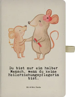 Produktbild von Mr. & Mrs. Panda notizbuch Heilerziehungspflegerin Herz - Transparent - Geschenk, Spruch, Journal, Ausbildung, Witzig, Tagebuch, Notizheft, Reisetagebuch, Lustig