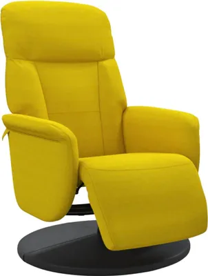 Obrázok produktu pre vidaXL Relax kreslo s podnožkou žltý zamat