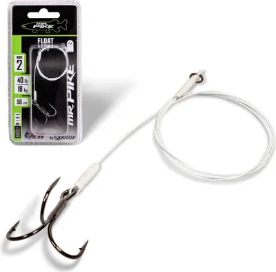 Produktbild von Quantum Mr Pike Ghost Traces Float Rig 50cm 18kg - Hechtvorfach, Größe:2