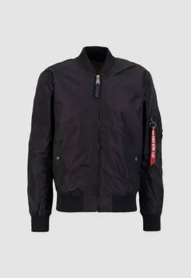 Produktbild von Alpha Industries Bomberjacke mit Reißverschluss und Tasche am Ärmel Größe: S