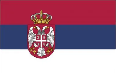 Produktbild von Dekofahne - Serbien - Gr. ca. 150 x 90 cm - 80146 - Deko-Länderflagge