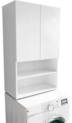 Zdjęcie produktu dla SZAFKA ŁAZIENKOWA WISZĄCA NAD PRALKĄ biała mat