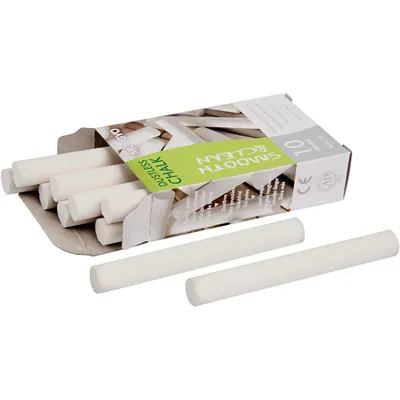 Produktbild von tafelkreide weiß 8 cm 10 Stück