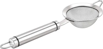 Produktbild von Feinmaschiges Sieb aus 304 Edelstahl fš¹r Kš¹che, Sieb-Skimmer mit Griff, Metallsieb, 8,4 cm