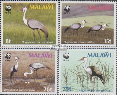Produktbild von Briefmarken Malawi 1987 Mi 477X-480X (kompl.Ausg.) gestempelt Klunkerkranich