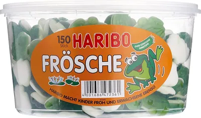 Image de Haribo - Grenouilles Quaxi 150 pcs. DOSE