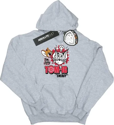 Produktbild von Tom And Jerry - "Tomic Energy" Kapuzenpullover für Herren BI19104 (S) (Grau)