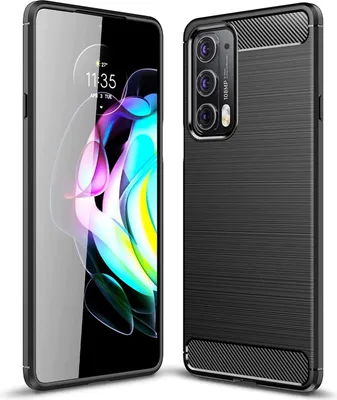 Produktbild von Hülle Carbon für Motorola Edge 20 Schutzhülle Handy Case TPU Cover Handyhülle