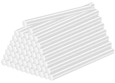 Productafbeelding van Lijmsticks - 11 mm - 170 mm - Transparant - 58 stuks