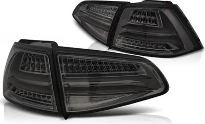 Produktbild von Voll LED Lightbar Rückleuchten passend für VW Golf 7 (VII) Limo Bj. 12-17 Smoke