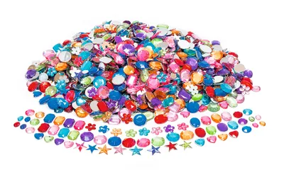 Produktbild von Creativ Company 52288, Edelstein-Set, Mehrfarbig, 1,5 cm, 1600 Stück(e)