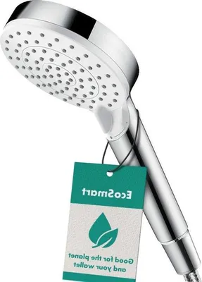 Produktbild von Famanu Handbrause Wasser- und Energiesparend - Weiß/Chrom