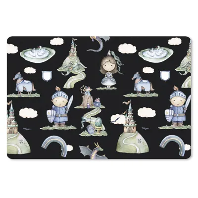 Produktbild von MuchoWow® Mauspad Mousepad Mädchen - Zeichentrickfilme - Kinder 27x18 cm - Mousepads - Maus Mat - Pad - Mausunterlage - Büroartikel - Desk Matten