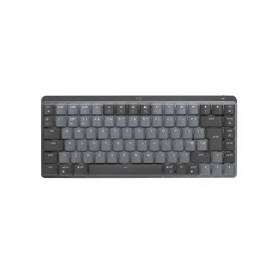 Produktbild von Logitech MX Mechanical Mini, Kabellos, RF Wireless + Bluetooth, Mechanischer Switch, QWERTY, LED, Graphit