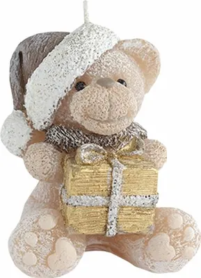 Image de Bougie Nohel Garden TEDDY CHRISTMAS 11cm
