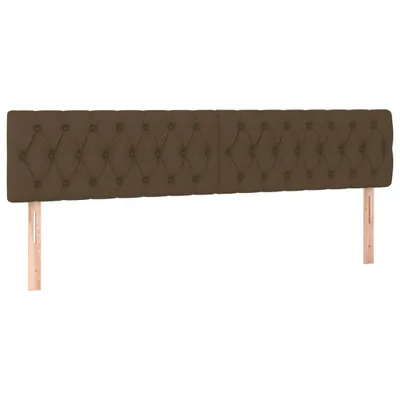 Zdjęcie produktu dla VidaXL 346371, Ciemny brąz, Poliester, Drewno, 1800 mm, 78 cm, 88 cm, 70 mm