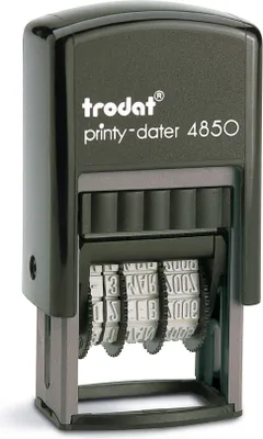 Obrázek produktu pro TRODAT Datumstempel Printy-Dater 76650 23x12mm GEBUCHT sw
