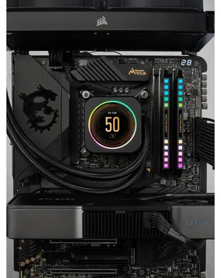 Zdjęcie produktu dla DDR5 32GB PC 6200 CL36 CORSAIR KIT (2x16GB) DOMINATOR P RGB retail